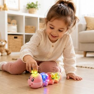 Interaktivna glazbena gusjenica za poticanje puzanja | CATERLY